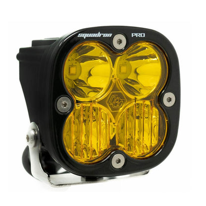 Baja Designs Squadron Pro Black LED Light Pod (Driving/Combo; Baja Amber) by Baja Designs
