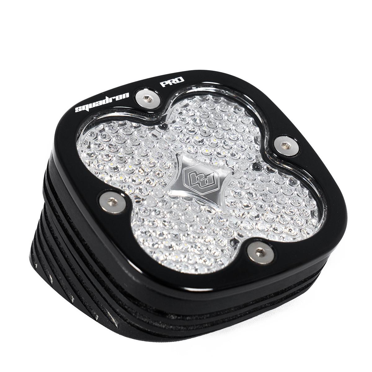 Baja Designs Squadron Pro Black Angle Mount LED Light Pod (Work/Scene; Clear)