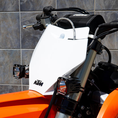 Baja Designs Moto S1 Auxiliary Light Kit (Universal Battery; Multi-Pattern; Clear)