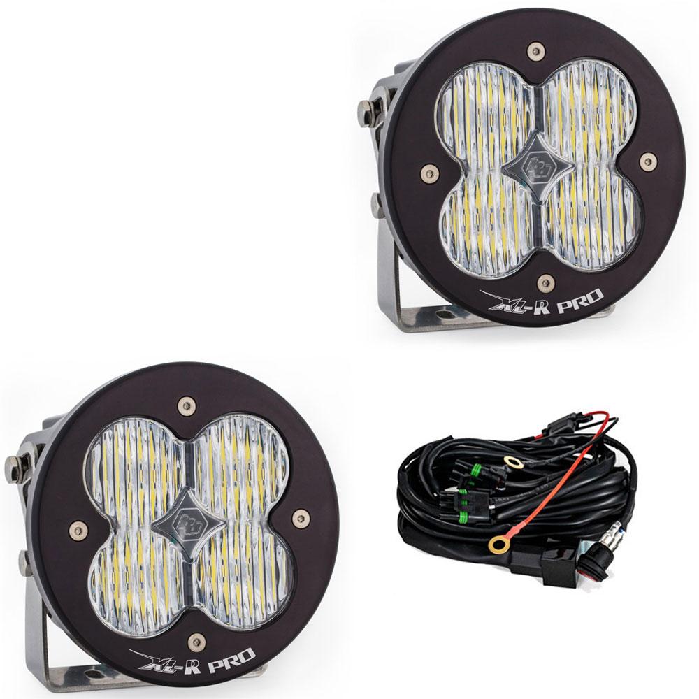 Baja Designs XL-R Pro LED Light Pod Pair (Wide Cornering; Clear)
