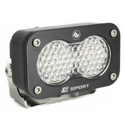 Baja Designs S2 Sport Black LED Light Pod (Work/Scene; Clear)