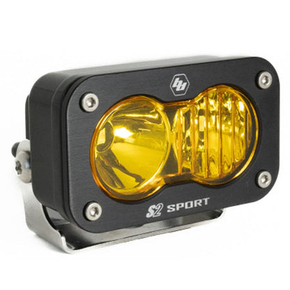 Baja Designs S2 Sport Black LED Light Pod (Driving/Combo; Baja Amber)