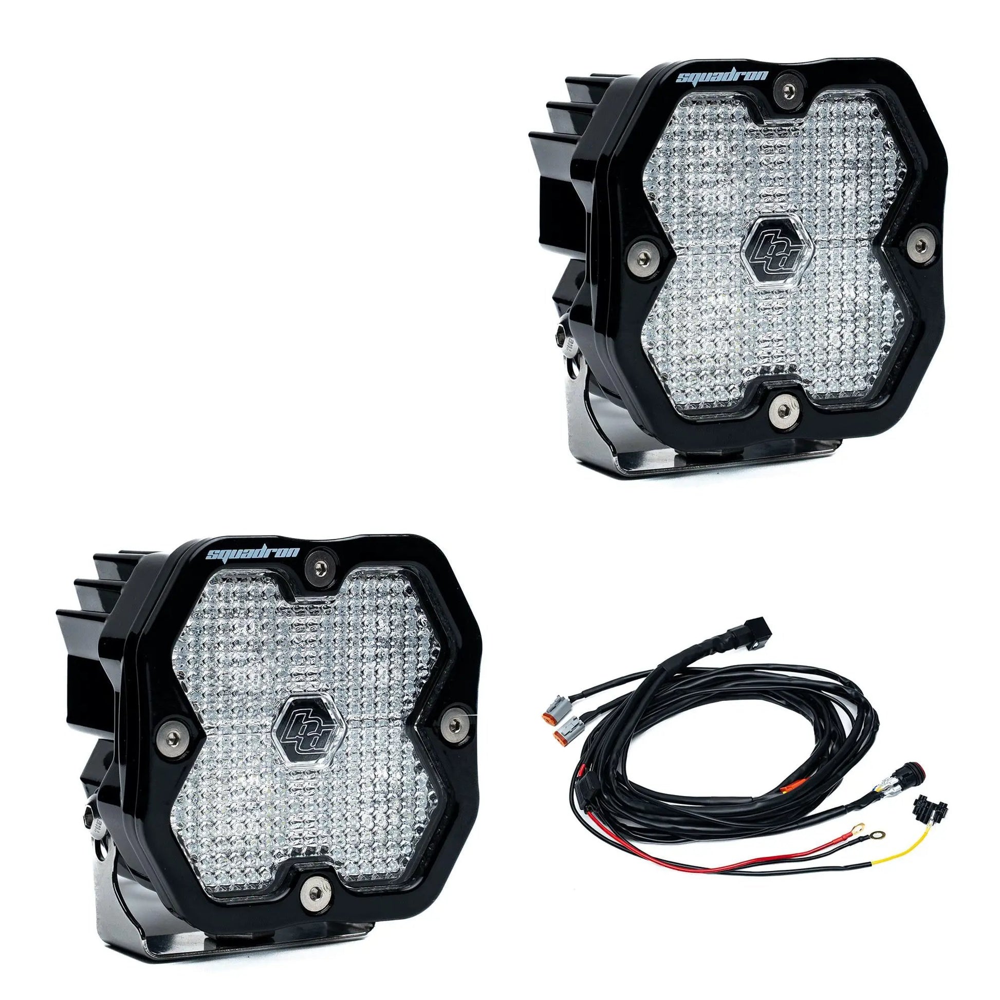 Baja Designs Squadron 2.0 Sport, Pair, LED Work/Scene by Baja Designs
