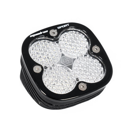 Baja Designs Squadron Sport Black Angle Mount LED Auxiliary Light Pod (Work/Scene; Clear)