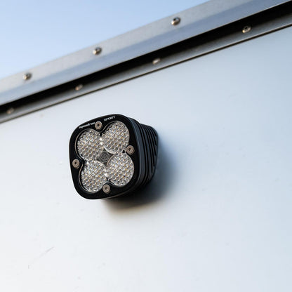 Baja Designs Squadron Sport Black Angle Mount LED Auxiliary Light Pod (Work/Scene; Clear)