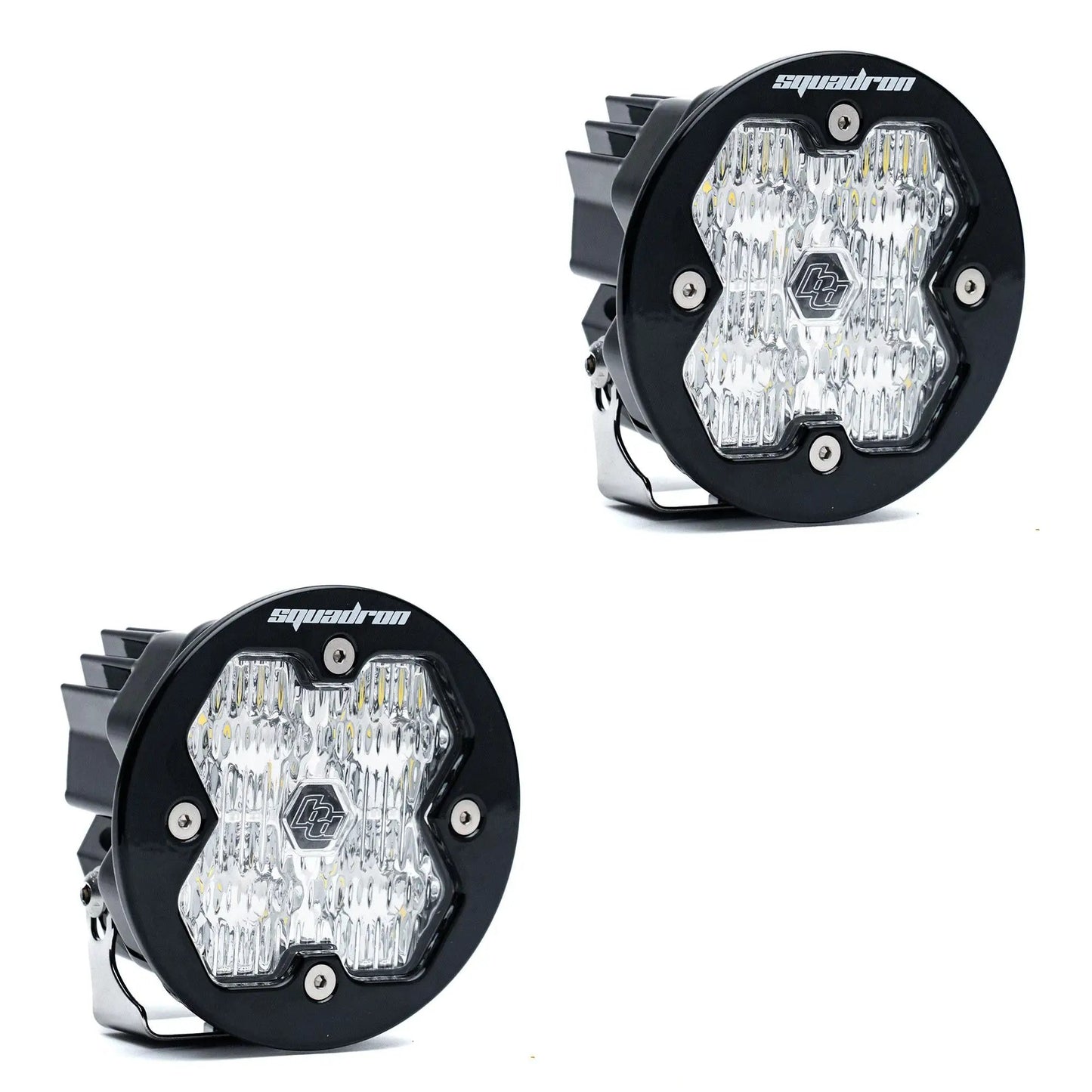 Baja Designs Squadron-R 2.0 Sport, Pair, LED Wide Cornering, No Harness by Baja Designs