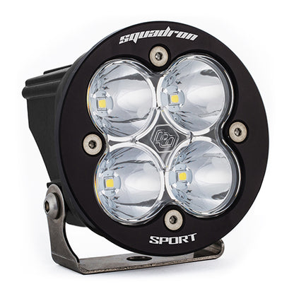 Baja Designs Squadron-R Sport Black LED Light Pod (Spot; Clear)