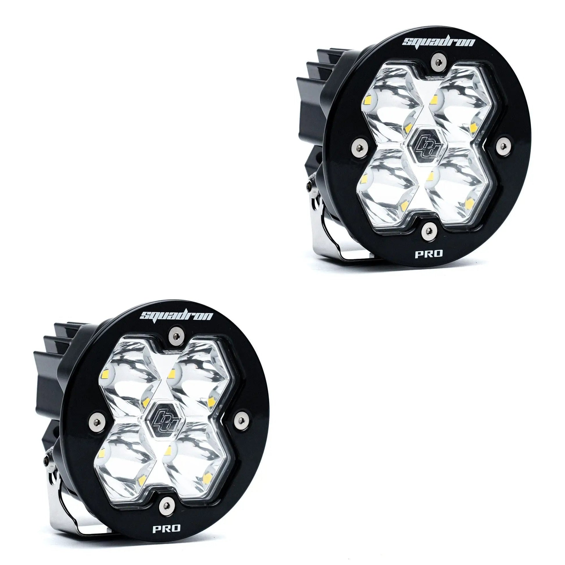 Baja Designs Squadron-R 2.0 Pro, Pair, LED Spot, No Harness by Baja Designs
