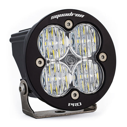 Baja Designs Squadron-R Pro Black LED Light Pod (Wide Cornering; Clear)