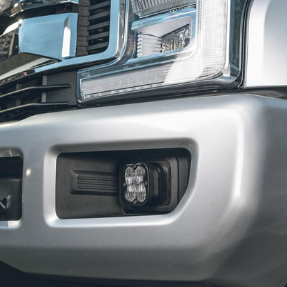 Baja Designs Ford Squadron Sport Fog Pocket Light Kit - '15-20 F-150; '17-22 F-250/350 Super Duty (Wide Cornering; Clear)