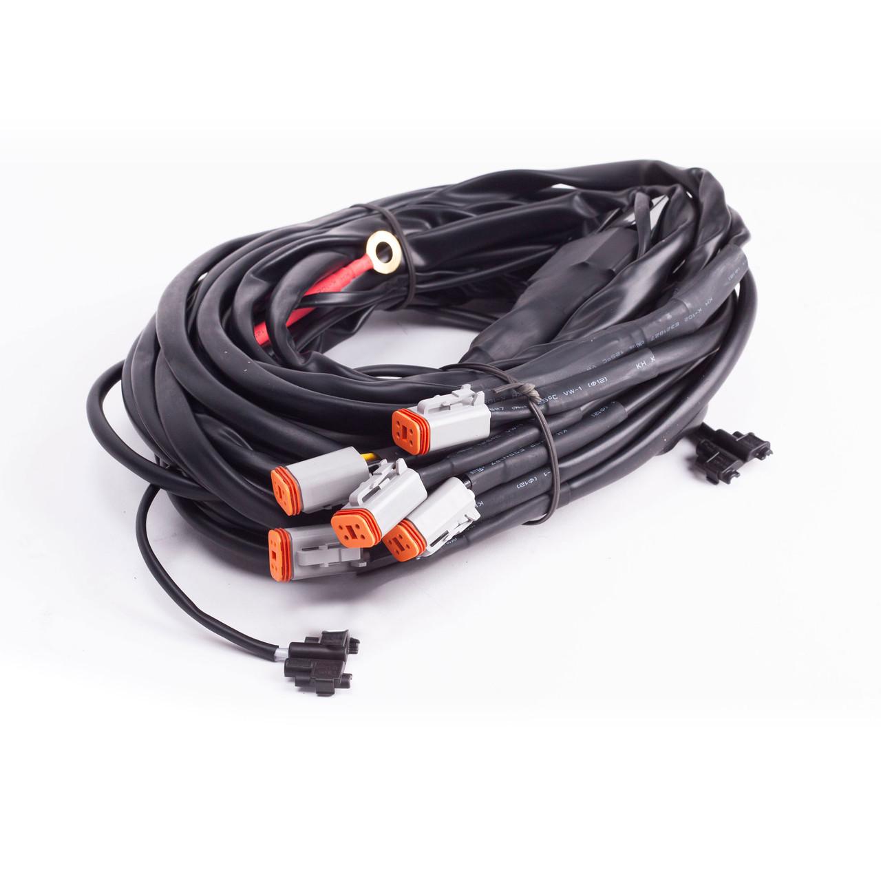 Baja Designs LP6, LP4 / Upfitter Wiring Harness - 5 Light Max