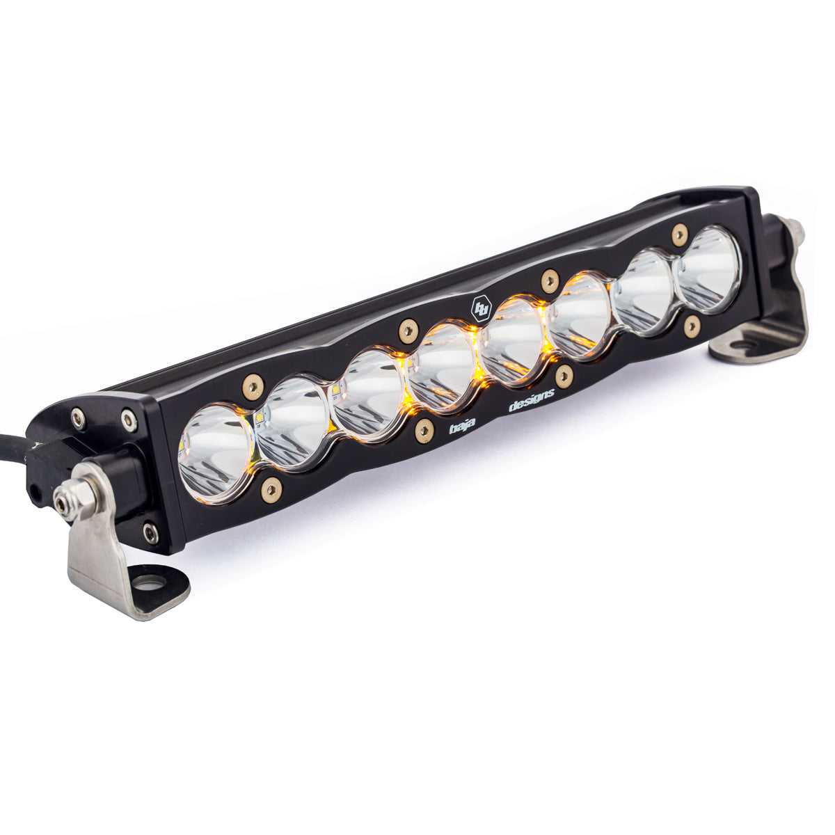 Baja Designs S8 Straight LED Light Bar (10 Inch; Spot; Clear)