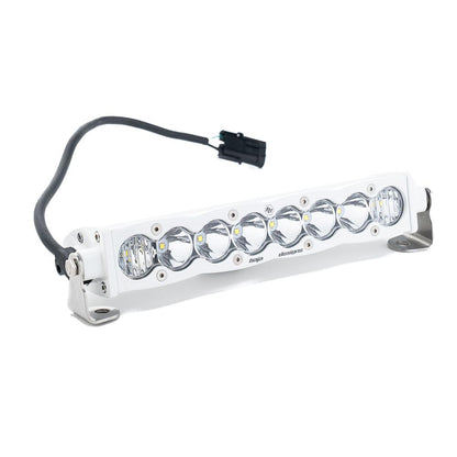 Baja Designs S8 White Straight LED Light Bar (10 Inch; Driving/Combo; Clear)