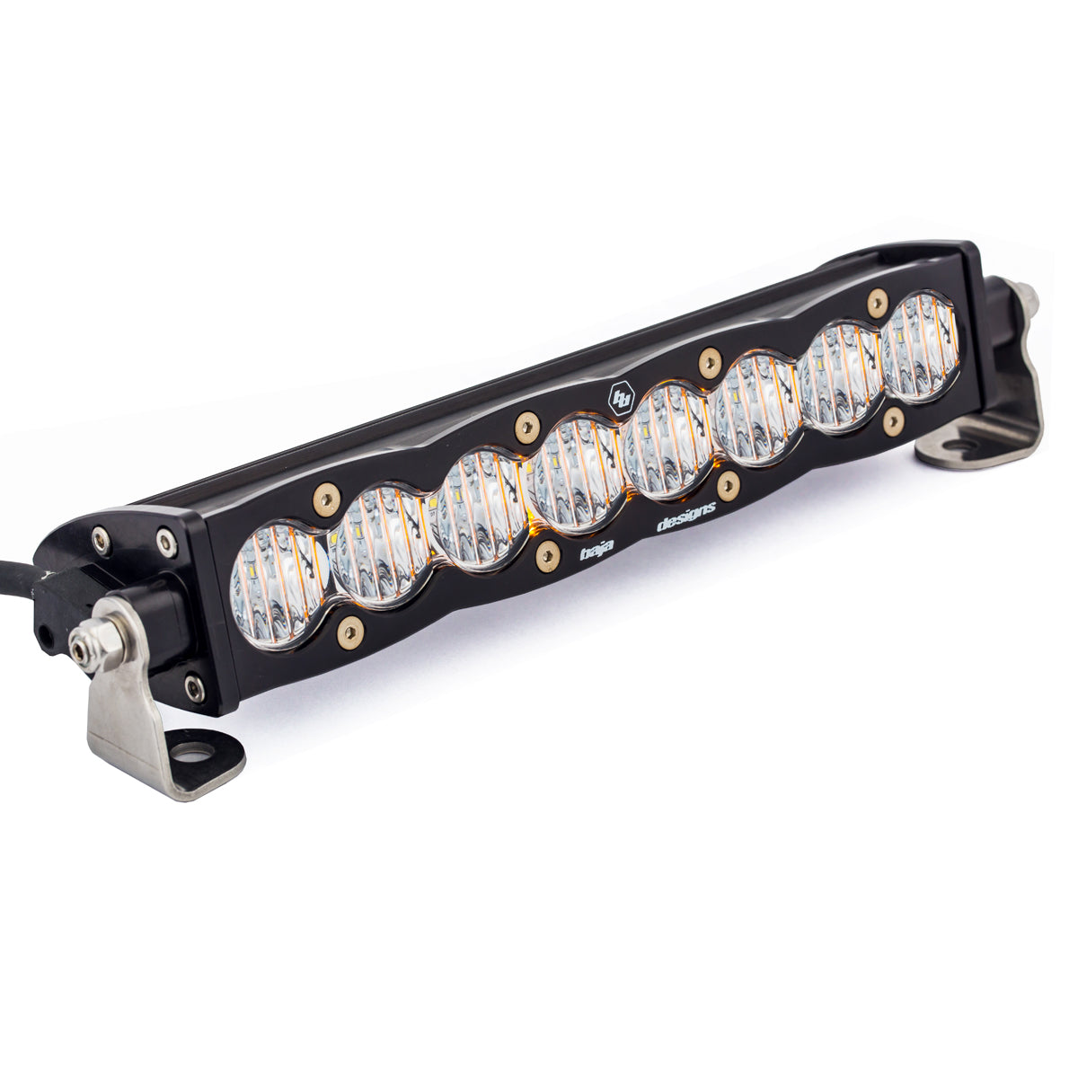 Baja Designs S8 Straight LED Light Bar (10 Inch; Wide Cornering; Clear)