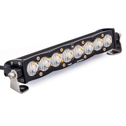 Baja Designs S8 Straight LED Light Bar (10 Inch; Wide Cornering; Clear)