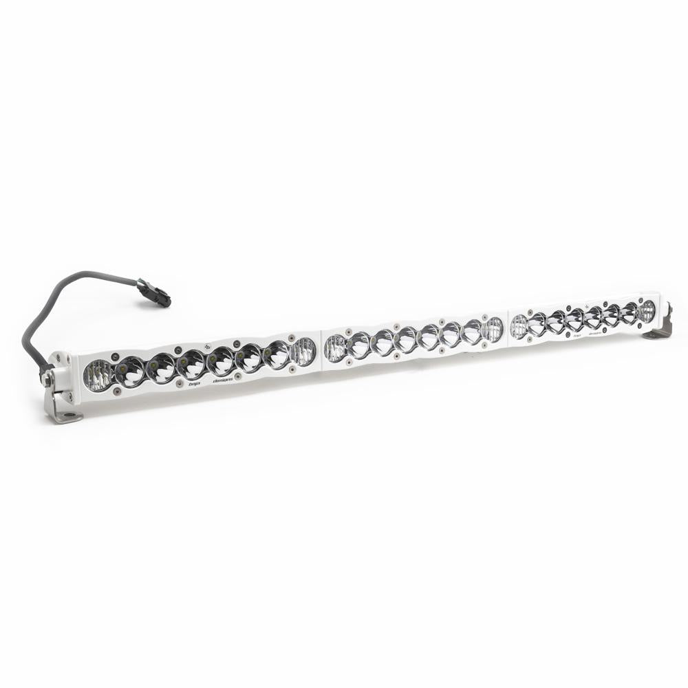 Baja Designs S8 White Straight LED Light Bar (30 Inch; Driving/Combo; Clear)