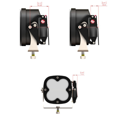 Baja Designs LP4, LP6, LP9, XL-M Actuator Kit