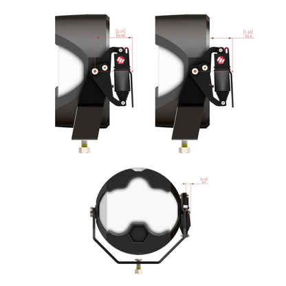 Baja Designs LP4, LP6, LP9, XL-M Actuator Kit