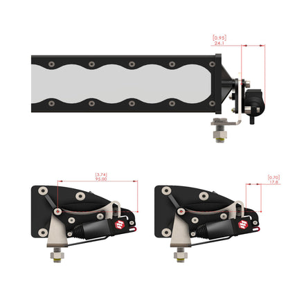 Baja Designs OnX6+ Single (10" Length) Actuator Kit