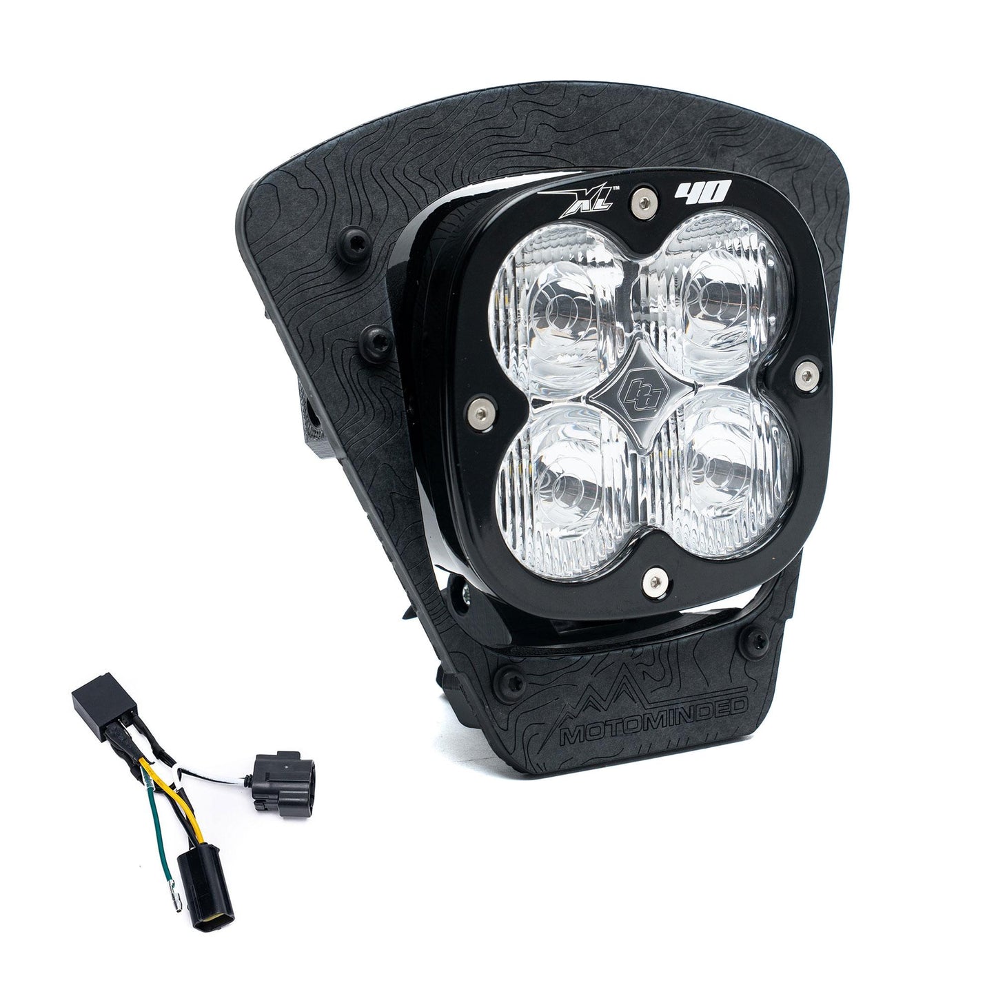 Baja Designs 2024-2026, GasGas, XL40 LED Headlight Kit w Hi-Low Harness