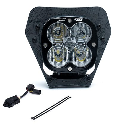 Baja Designs KTM, XL40 LED Headlight Kit (24-26) w/ Hi-Low Harness