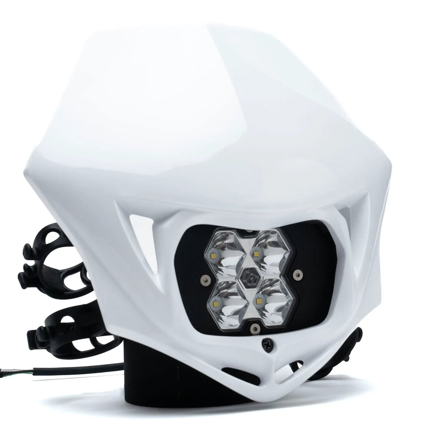 Baja Designs Squadron 2.0 Sport Spot Clear, M/C LED, Race Light, White by Baja Designs