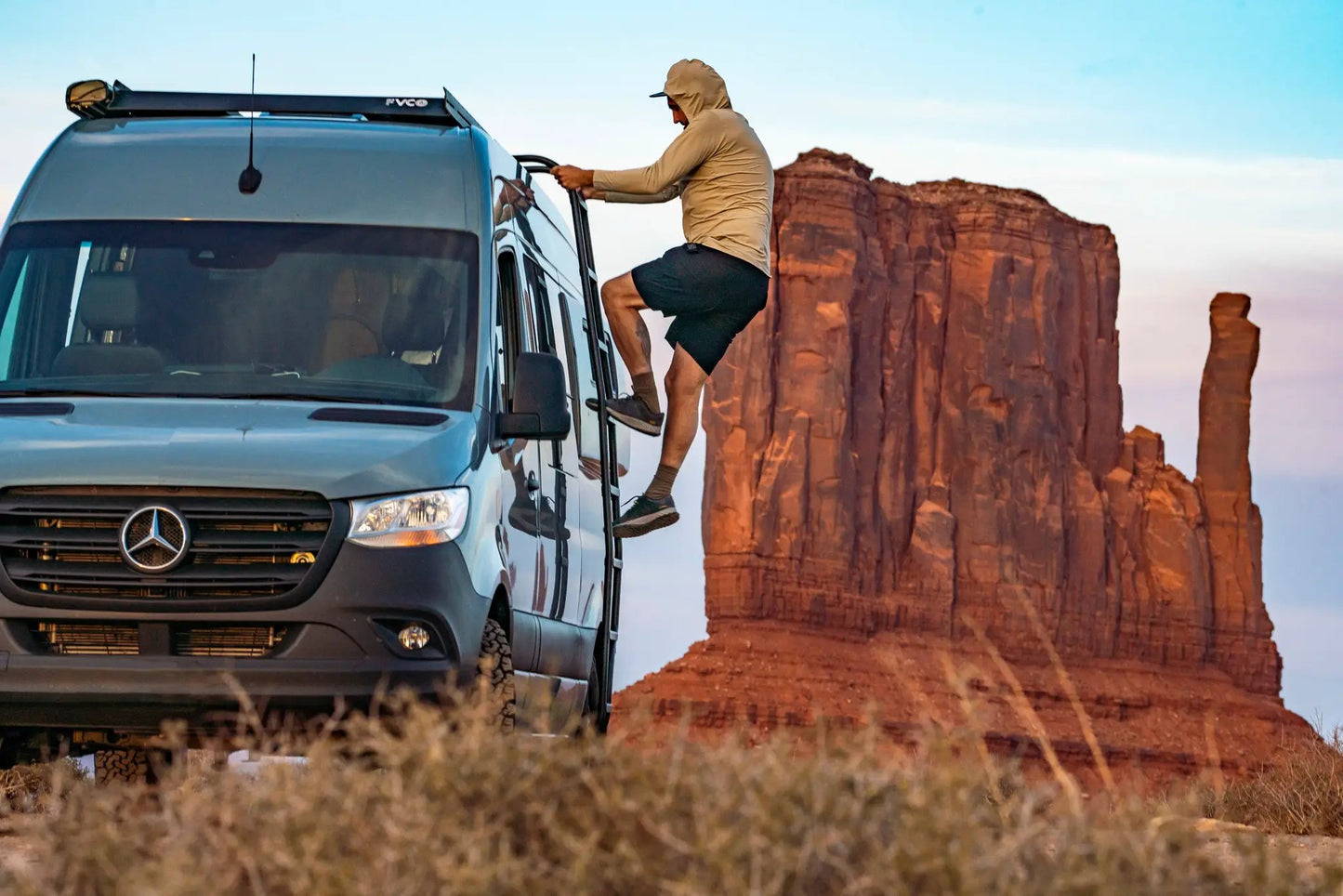 Flatline Van Co. Sprinter Van Side Ladder by Flatline Van Co.