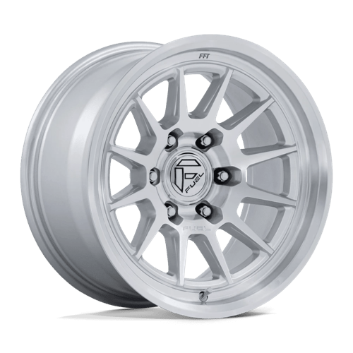 Fuel 1PC SPUR 17X9 6X5.5 106 -12 G-SLV-MCH-FC