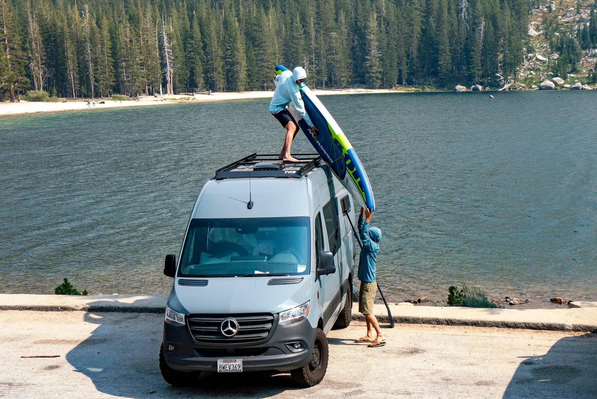 Flatline Van Co. Sprinter Van Low Pro Roof Rack , 144" High Roof by Flatline Van Co.