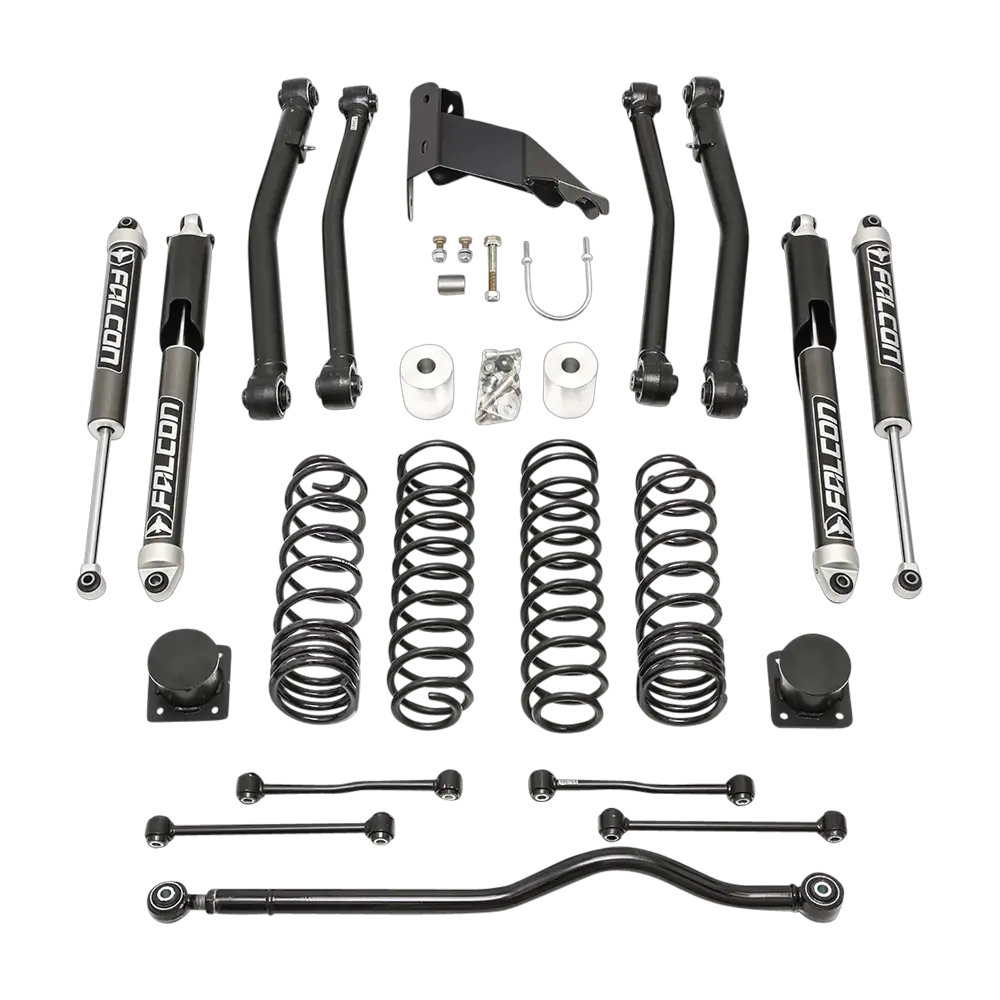 ReadyLift 2020-2026 Jeep JT Gladiator Terrain Flex Max 4-Arm Kit With Falcon 2.1 Shocks by ReadyLift