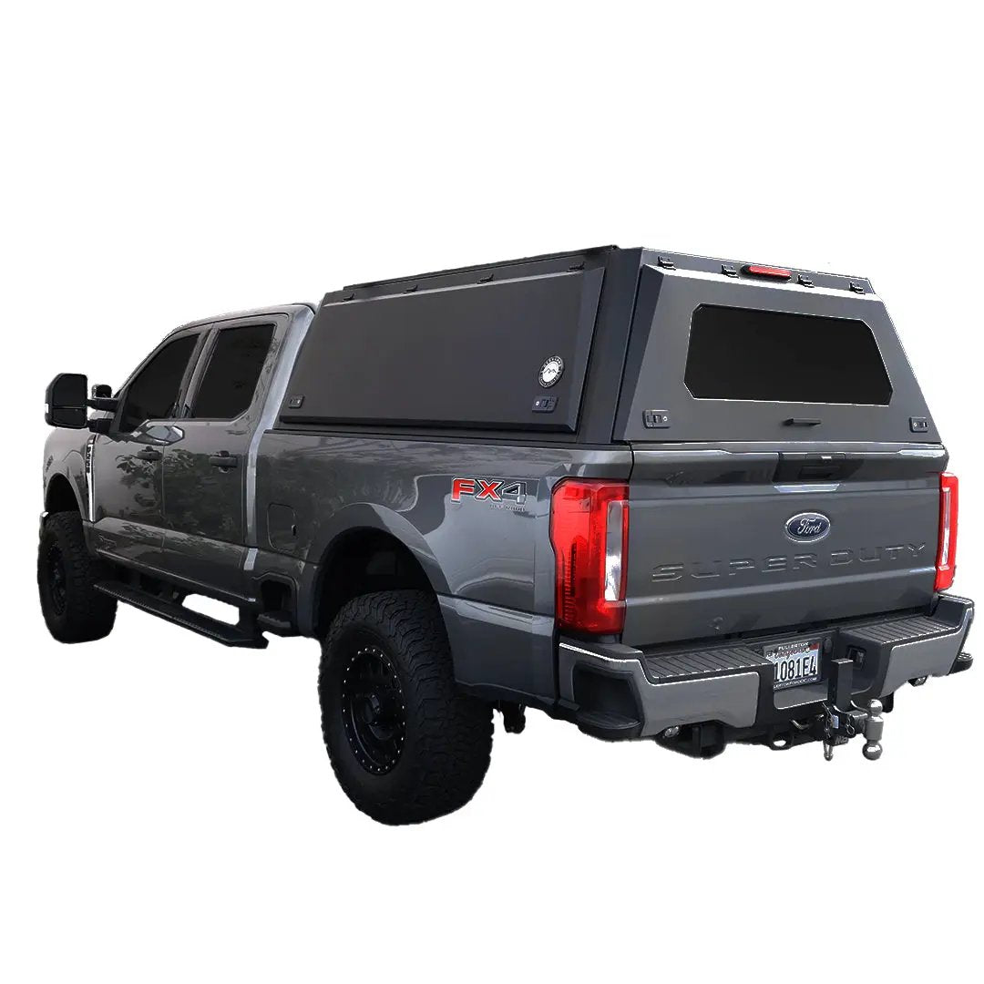 OVS Expedition - Truck Cap W/Full Wing Doors, Front and Rear Windows & 3rd Brake Light by OVS
