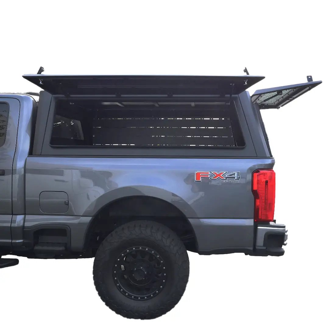 OVS Expedition - Truck Cap W/Full Wing Doors, Front and Rear Windows & 3rd Brake Light by OVS