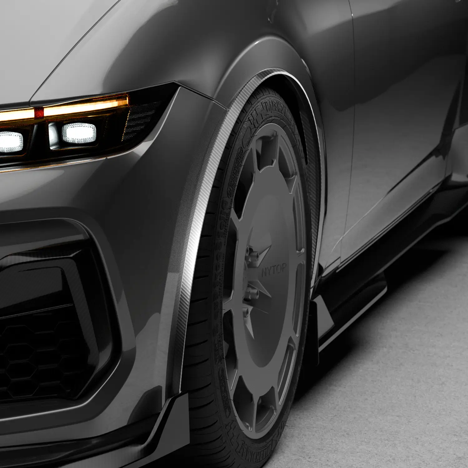 NYTOP 2024-Current Ford Mustang Front Fender Flares by NYTOP