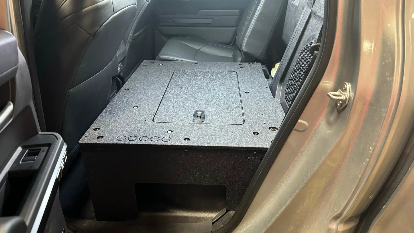 Toyota Tacoma - 2024-Present - 4th Gen - Non-Hybrid - Double Cab - Explore Series - Seat Delete Plate System - Second Row by Goose Gear