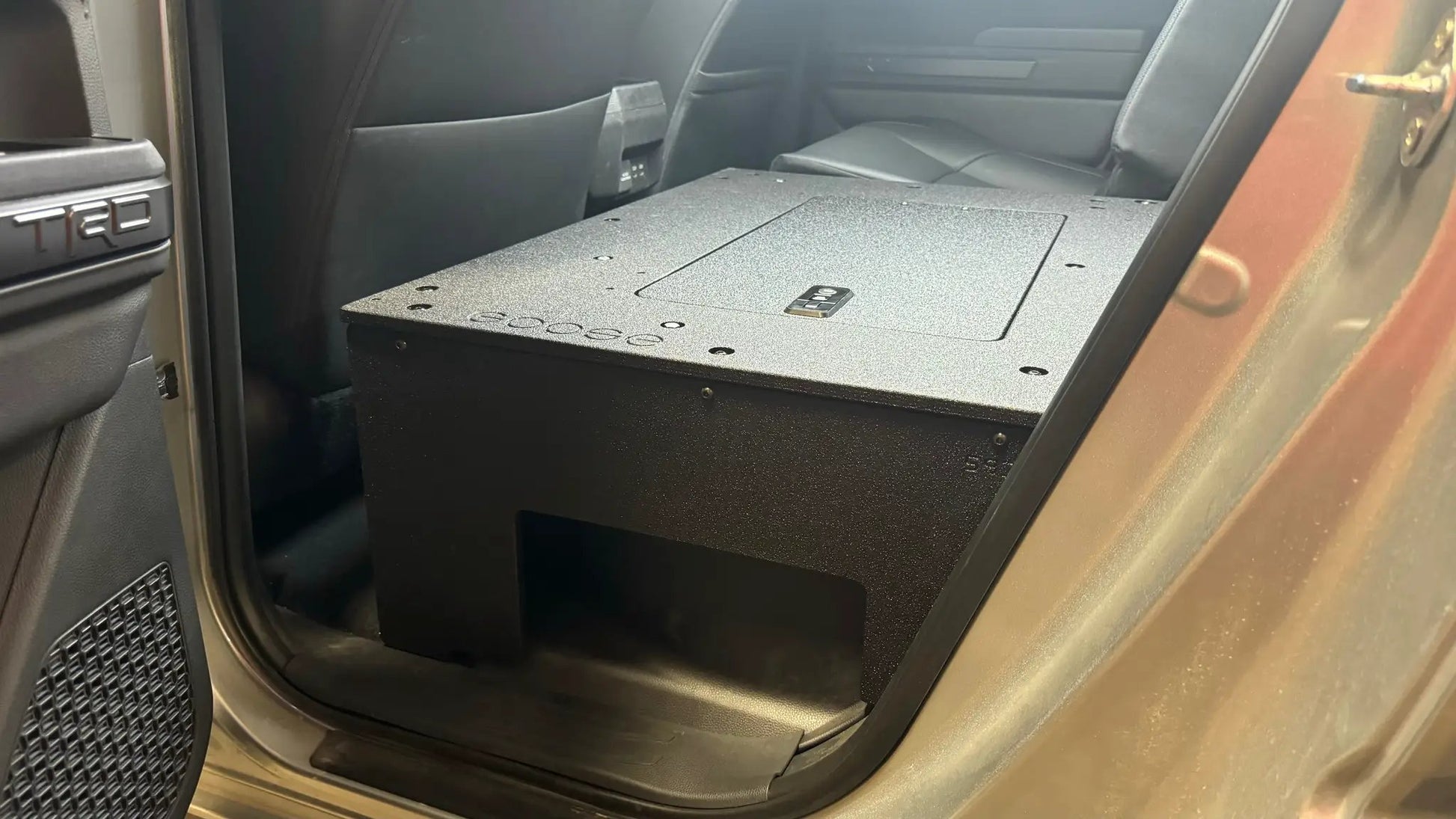Toyota Tacoma - 2024-Present - 4th Gen - Non-Hybrid - Double Cab - Explore Series - Seat Delete Plate System - Second Row by Goose Gear