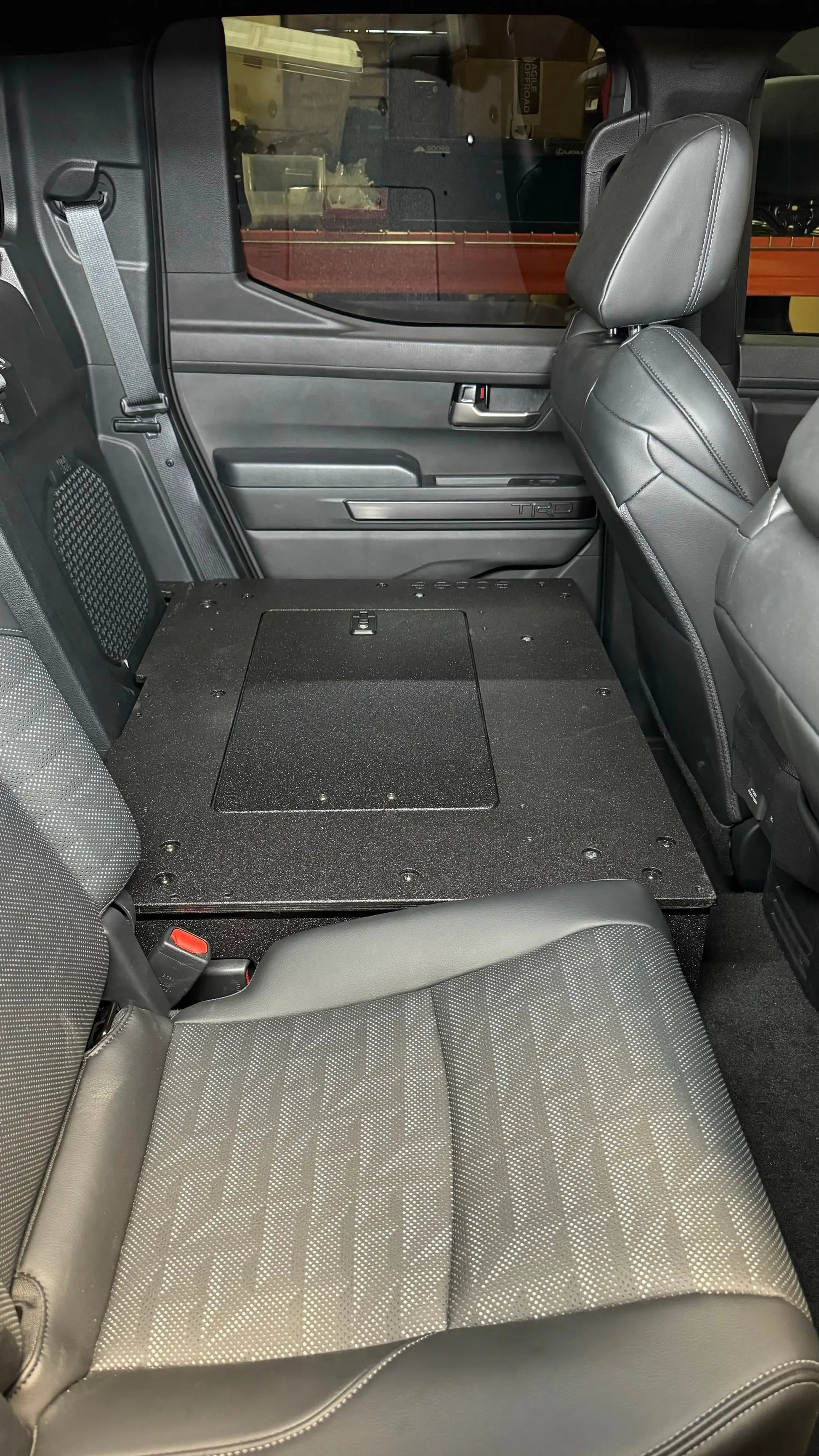 Toyota Tacoma - 2024-Present - 4th Gen - Non-Hybrid - Double Cab - Explore Series - Seat Delete Plate System - Second Row by Goose Gear