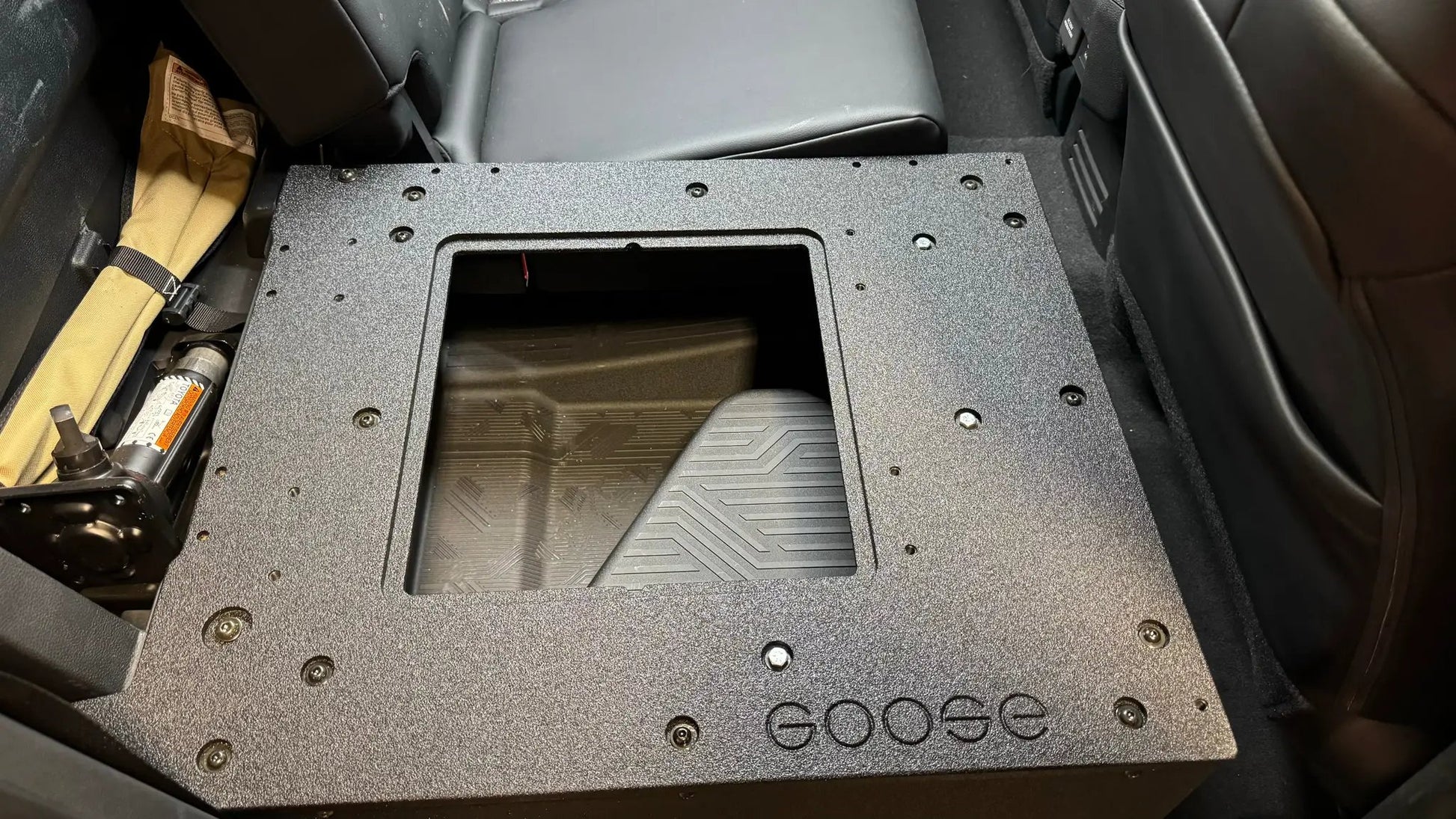 Toyota Tacoma - 2024-Present - 4th Gen - Non-Hybrid - Double Cab - Explore Series - Seat Delete Plate System - Second Row by Goose Gear
