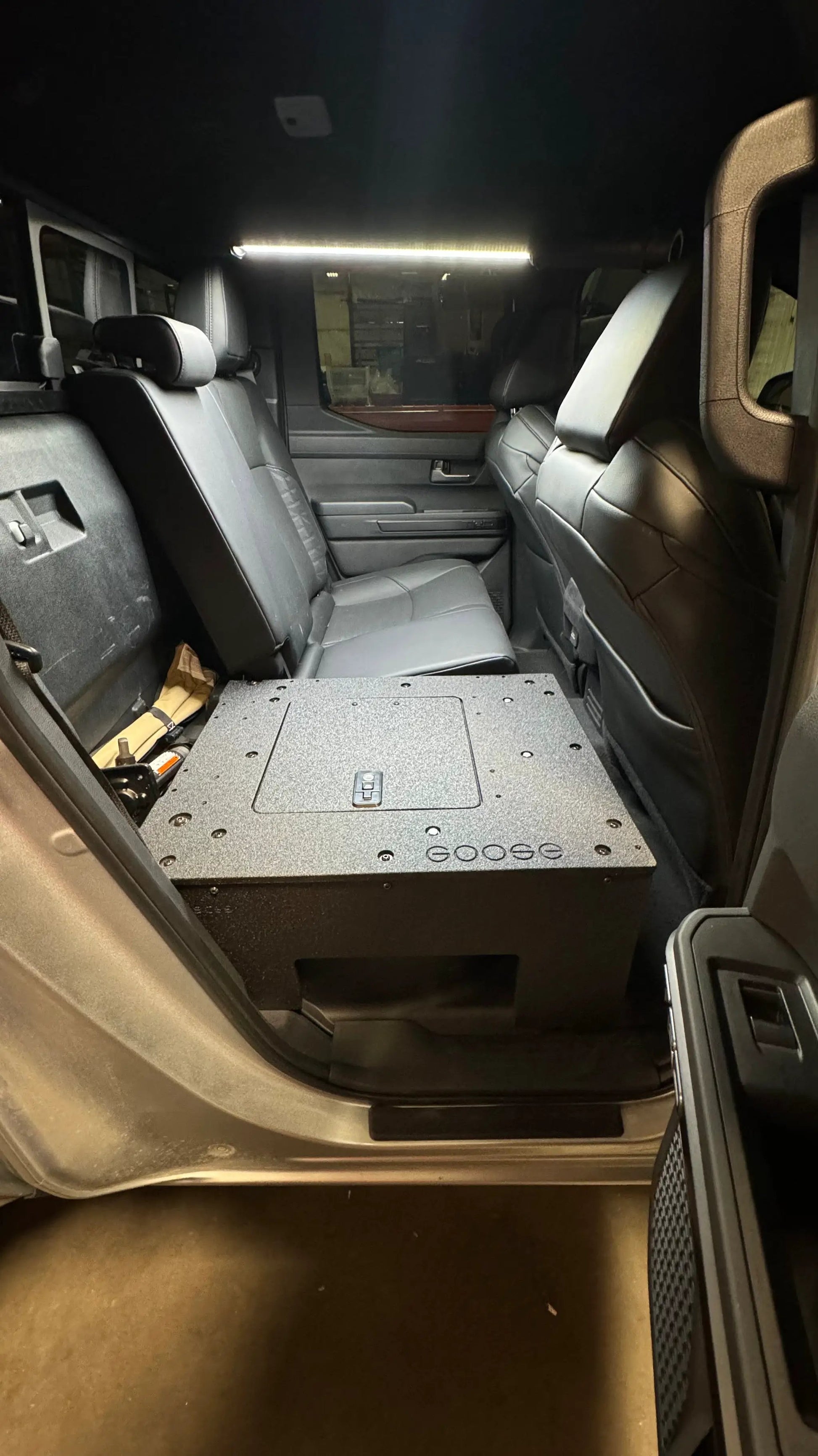 Toyota Tacoma - 2024-Present - 4th Gen - Non-Hybrid - Double Cab - Explore Series - Seat Delete Plate System - Second Row by Goose Gear