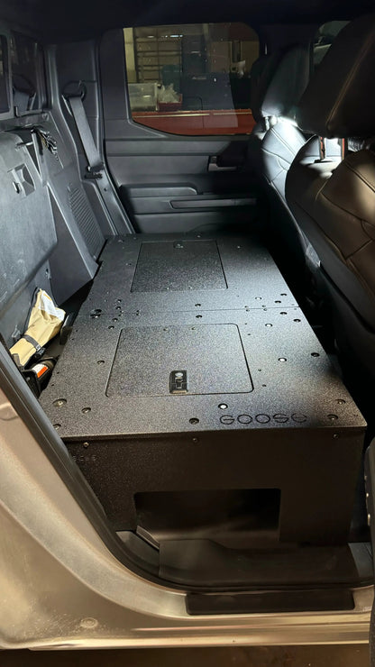 Toyota Tacoma - 2024-Present - 4th Gen - Non-Hybrid - Double Cab - Explore Series - Seat Delete Plate System - Second Row by Goose Gear