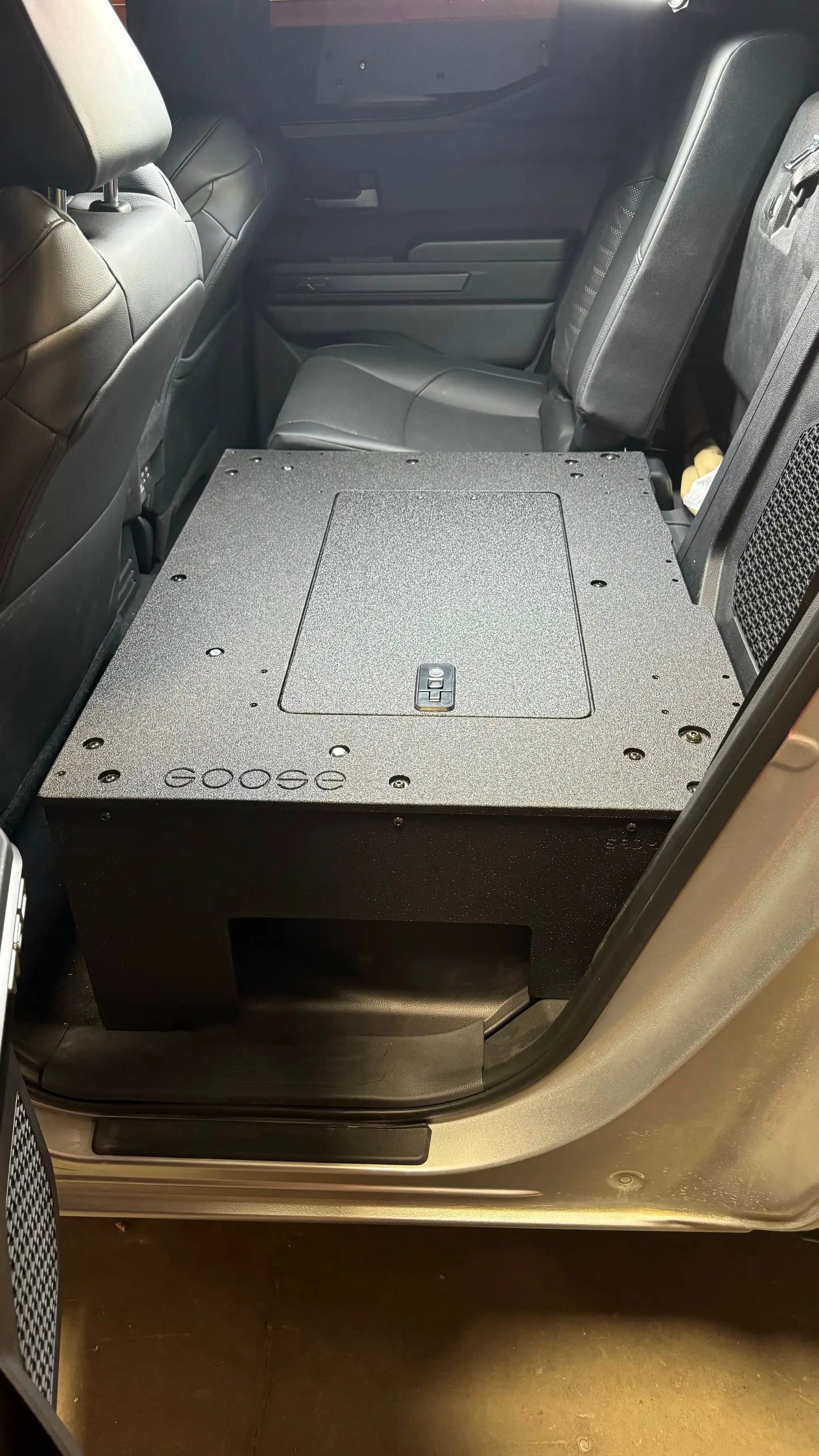 Toyota Tacoma - 2024-Present - 4th Gen - Non-Hybrid - Double Cab - Explore Series - Seat Delete Plate System - Second Row by Goose Gear
