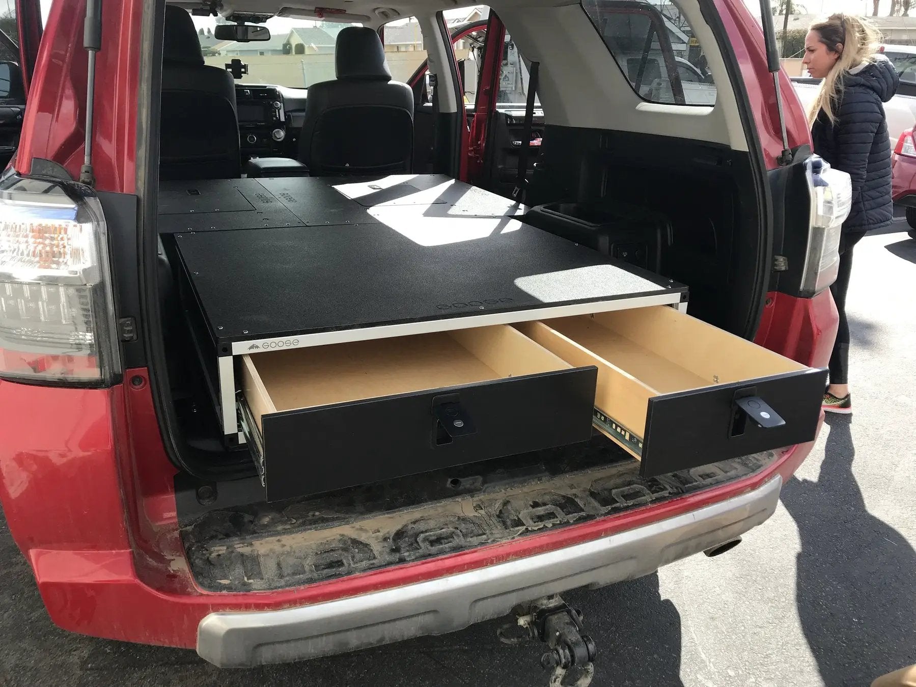 Stealth Sleep and Storage Package with Fitted Top Plate for Toyota 4Runner 2010-2024 5th Gen. by Goose Gear