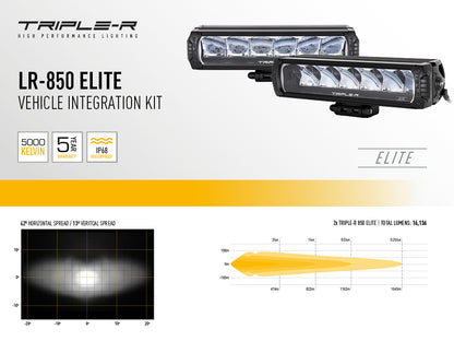 TRIPLE-R-LIGHTS Ford Ranger XL, XLT and Lariat Grille Kit with LR-850 Elite