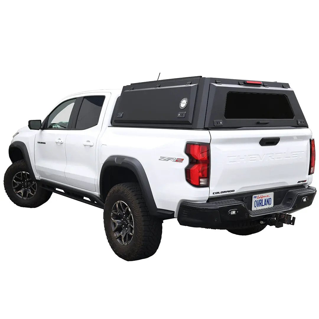 OVS Expedition - Truck Cap W/Full Wing Doors, Front and Rear Windows & 3rd Brake Light by OVS