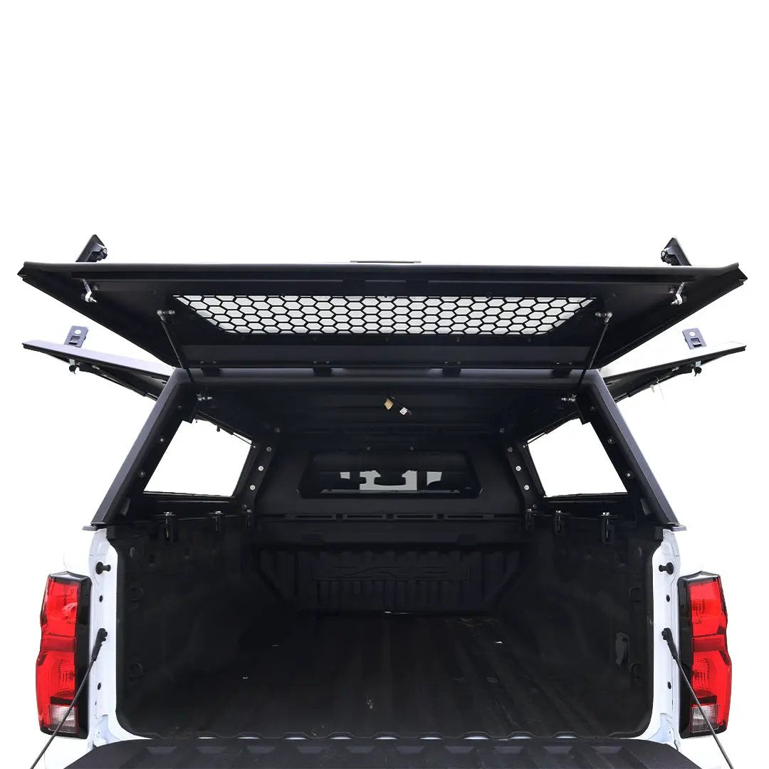OVS Expedition - Truck Cap W/Full Wing Doors, Front and Rear Windows & 3rd Brake Light by OVS