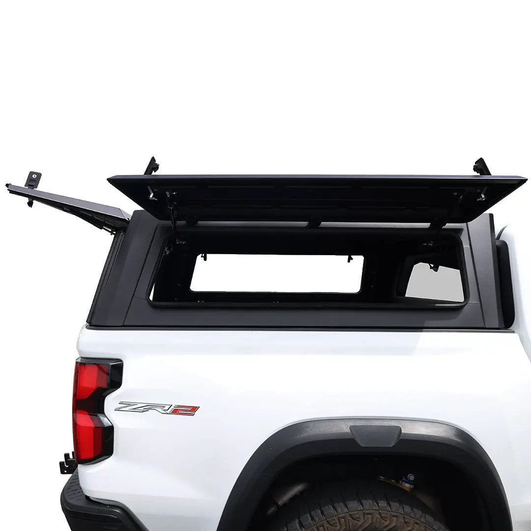 OVS Expedition - Truck Cap W/Full Wing Doors, Front and Rear Windows & 3rd Brake Light by OVS