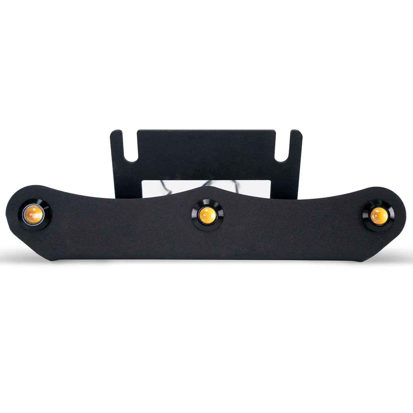 DV8 Offroad Set of three amber accent lights that install inside the front grill of the 20+ Jeep Gladiator JT. The mounting bracket is constructed from steel & powder coated & the LED lights allow your vehicle to be seen easier in low situations by DV8 Offroad