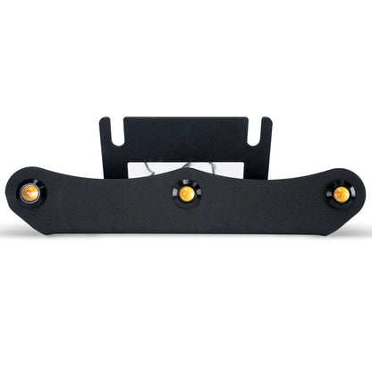DV8 Offroad Set of three amber accent lights that install inside the front grill of the 20+ Jeep Gladiator JT. The mounting bracket is constructed from steel & powder coated & the LED lights allow your vehicle to be seen easier in low situations by DV8 Offroad