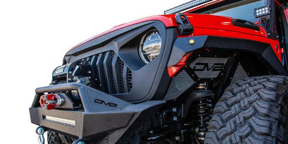 DV8 Offroad 18+ Jeep JL & 20 Jeep JT Replacement Grill; Black by DV8 Offroad