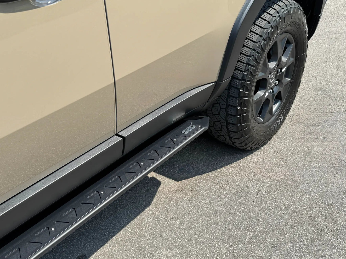NYTOP 2024-Current Lexus GX550/Toyota Land Cruiser Rock Sliders by NYTOP