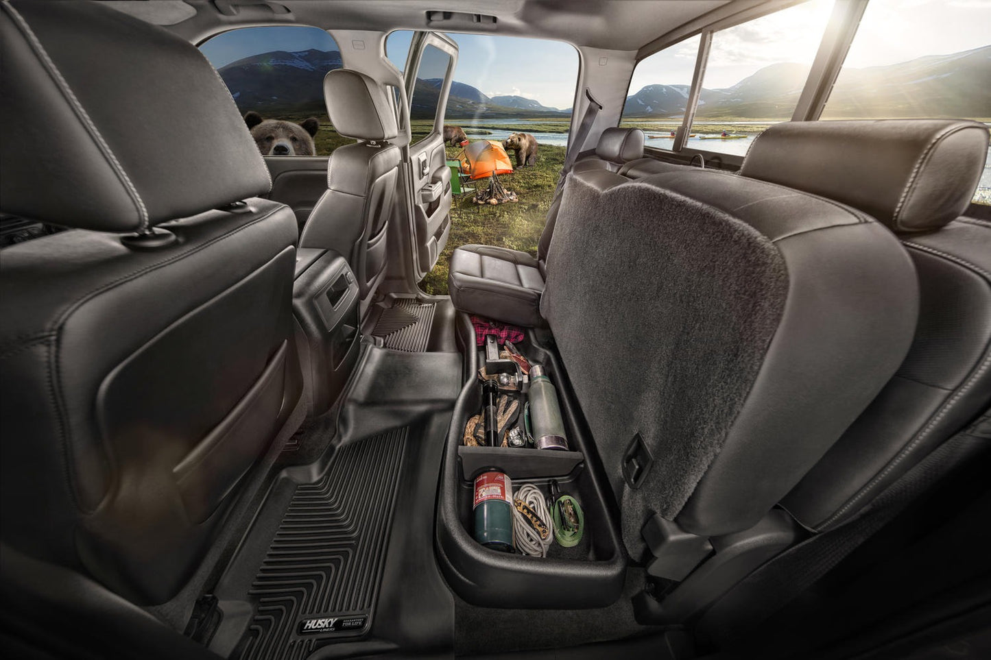 Husky Liners Gearbox Storage Systems - Under Seat Storage Box